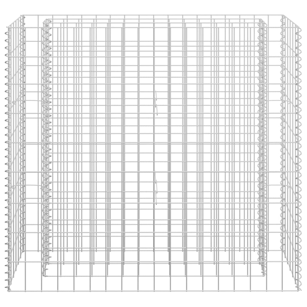 vidaXL Strat înălțat gabion, 90 x 30 x 90 cm, oțel galvanizat