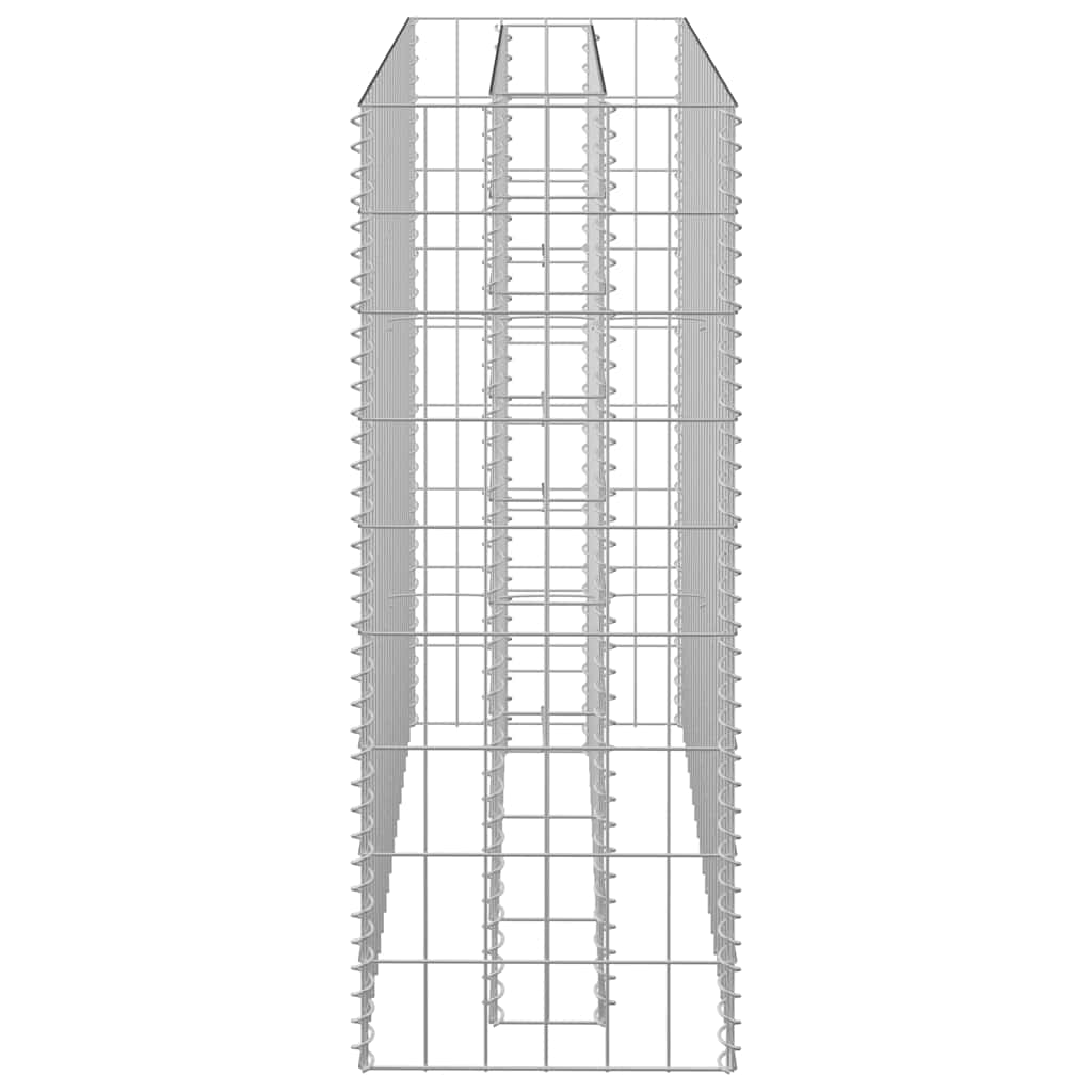 vidaXL Strat înălțat gabion, 90 x 30 x 90 cm, oțel galvanizat