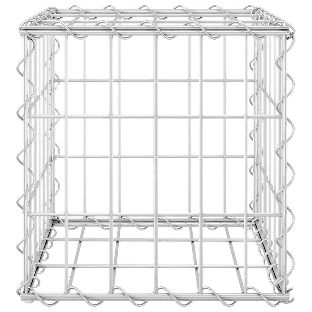 vidaXL Gabion cub strat înălțat, 30 x 30 x 30 cm, sârmă de oțel