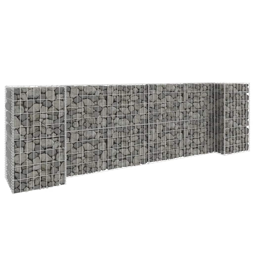 vidaXL Jardinieră gabion în formă de H, 260 x 40 x 80 cm, sârmă oțel vidaXL Jardinieră gabion în formă de H, 260 x 40 x 80 cm, sârmă oțel