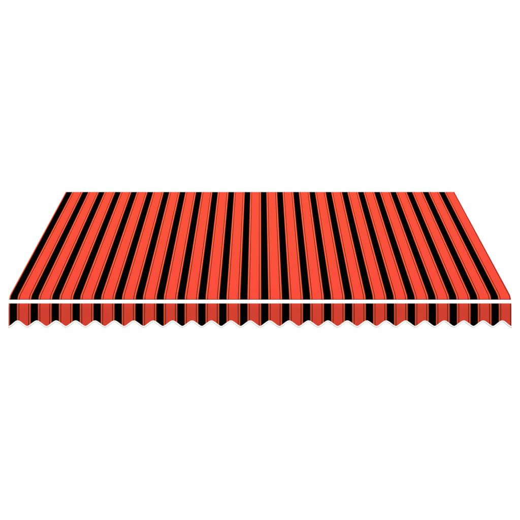 vidaXL Pânză de copertină, portocaliu și maro, 350 x 250 cm vidaXL Pânză de copertină, portocaliu și maro, 350 x 250 cm