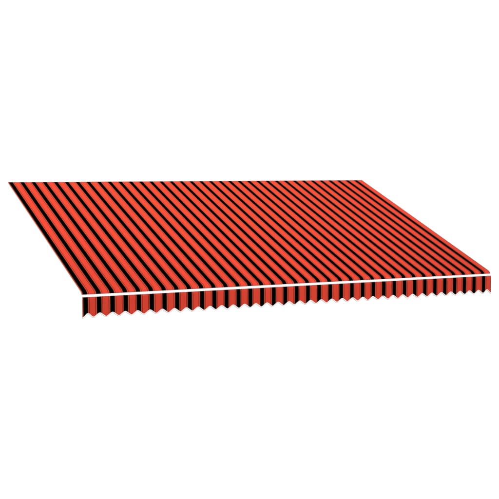 vidaXL Pânză de copertină, portocaliu și maro, 500 x 300 cm vidaXL Pânză de copertină, portocaliu și maro, 500 x 300 cm