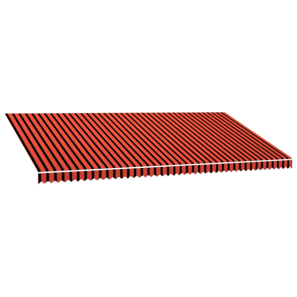 vidaXL Pânză de copertină, portocaliu și maro, 600 x 300 cm vidaXL Pânză de copertină, portocaliu și maro, 600 x 300 cm