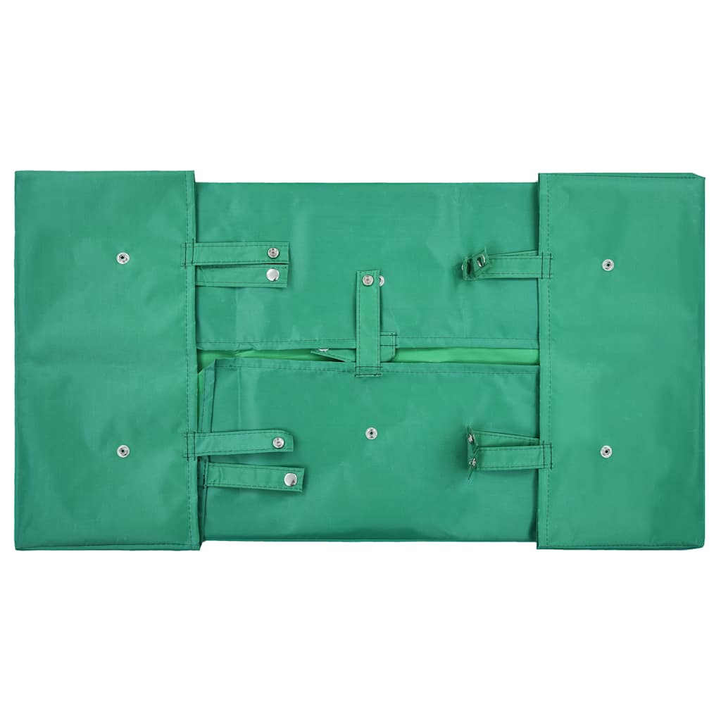 vidaXL Căptușeală cărucior de grădină, verde, material textil vidaXL Căptușeală cărucior de grădină, verde, material textil