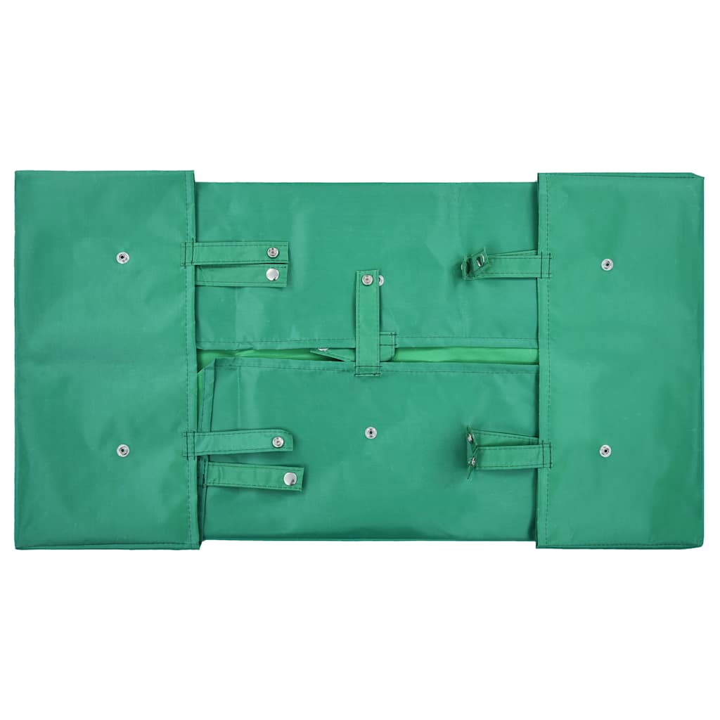 vidaXL Căptușeală cărucior de grădină, verde, material textil vidaXL Căptușeală cărucior de grădină, verde, material textil