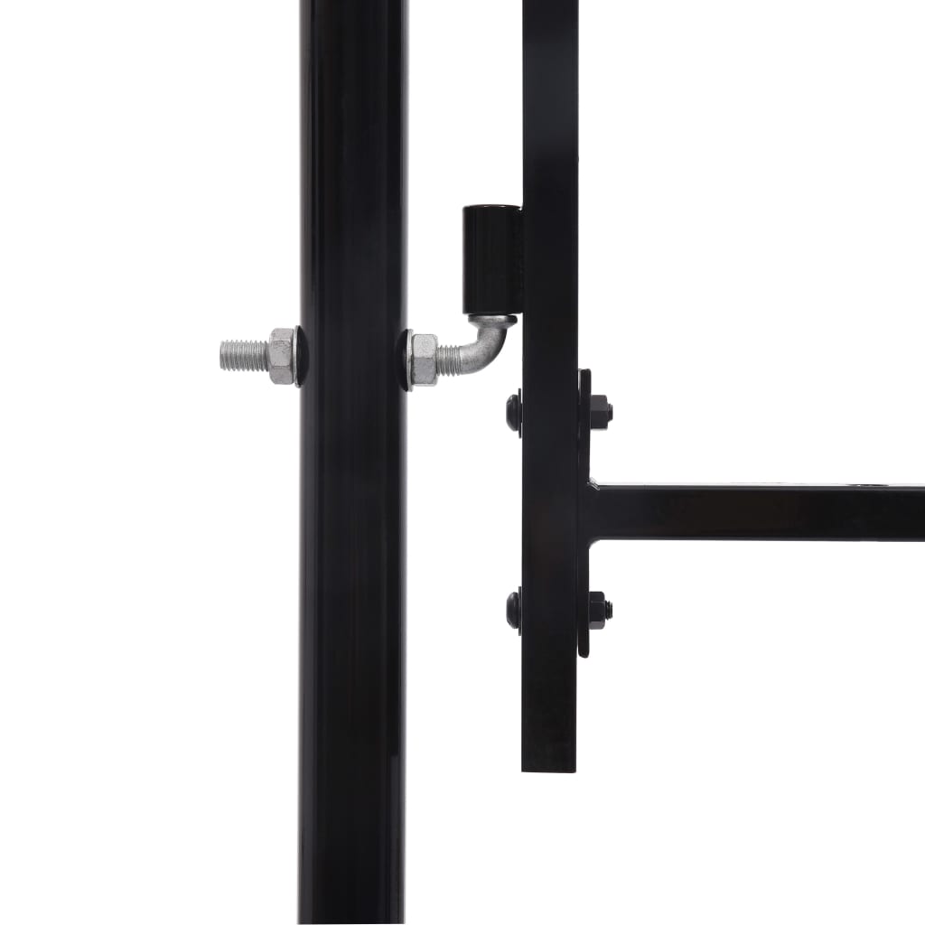 vidaXL Poartă de gard cu două uși, cu vârfuri de suliță, 400 x 225 cm vidaXL Poartă de gard cu două uși, cu vârfuri de suliță, 400 x 225 cm