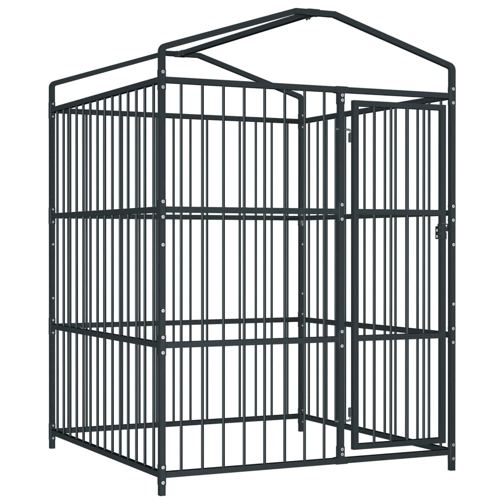 vidaXL Padoc pentru câini de exterior, cu acoperiș, 150 x 150 x 210 cm vidaXL Padoc pentru câini de exterior, cu acoperiș, 150 x 150 x 210 cm