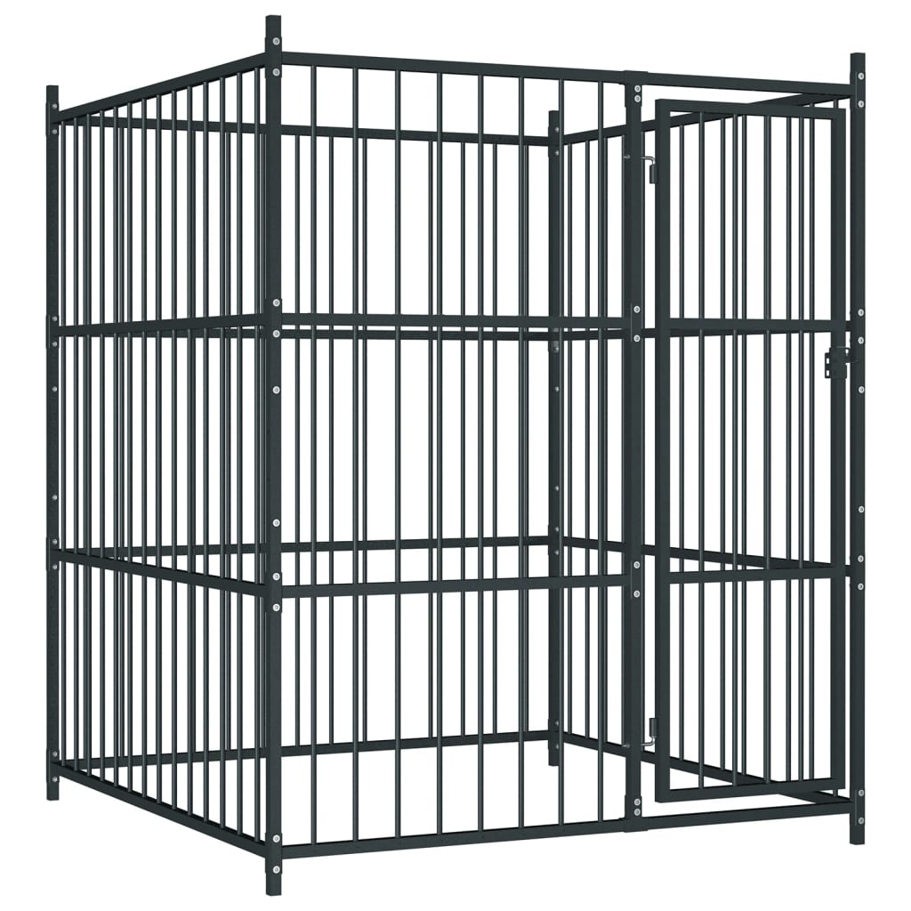 vidaXL Padoc pentru câini de exterior, 150 x 150 x 185 cm vidaXL Padoc pentru câini de exterior, 150 x 150 x 185 cm