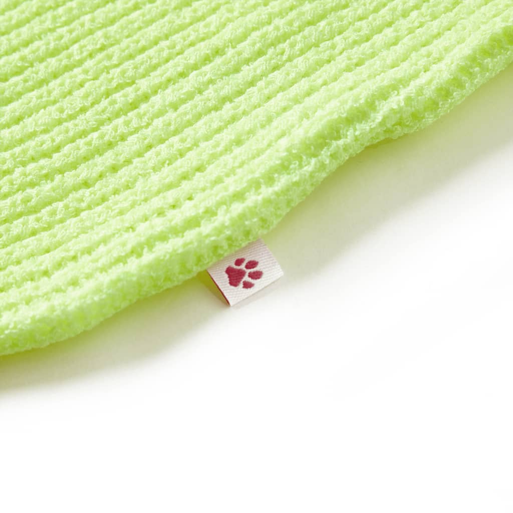 Pulover tricotat pentru copii, galben neon, 140