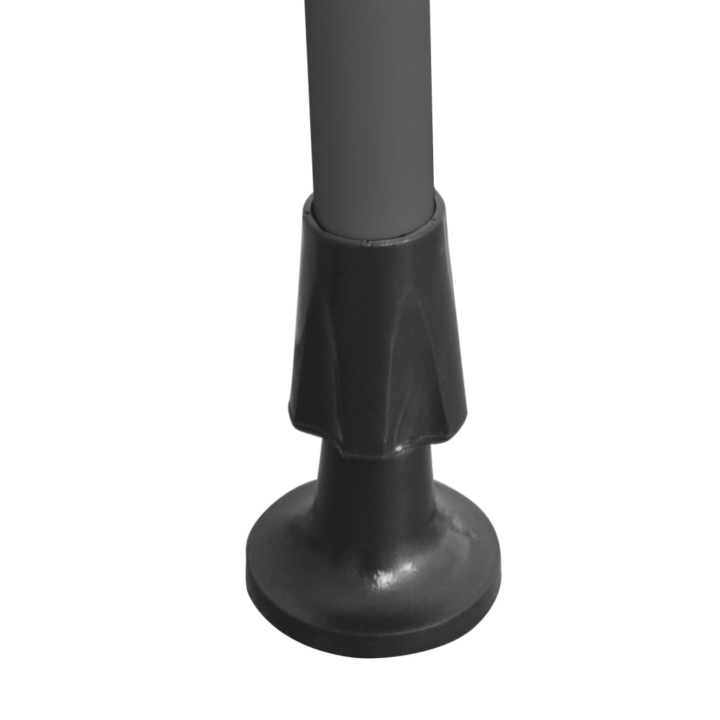 vidaXL Copertină retractabilă manual cu LED, albastru & alb, 100 cm