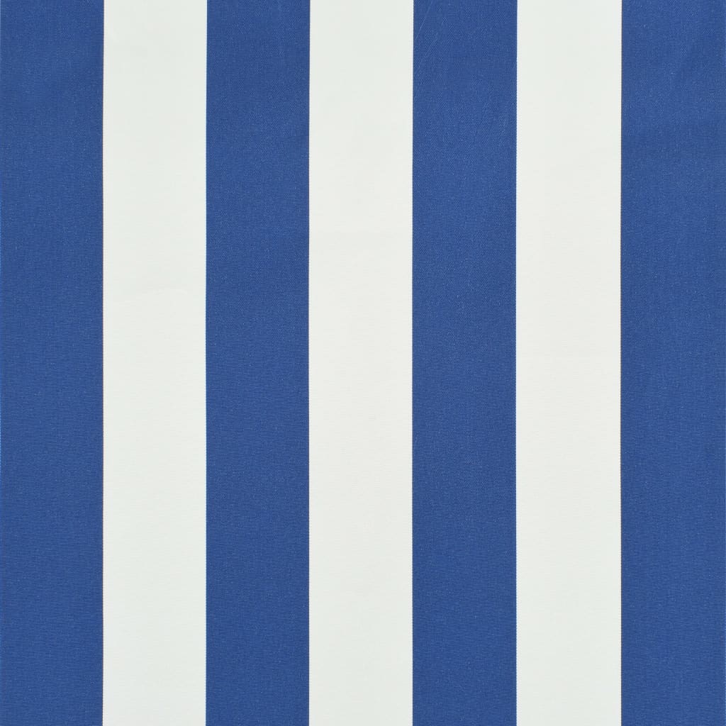 vidaXL Copertină retractabilă, albastru și alb, 100 x 150 cm vidaXL Copertină retractabilă, albastru și alb, 100 x 150 cm