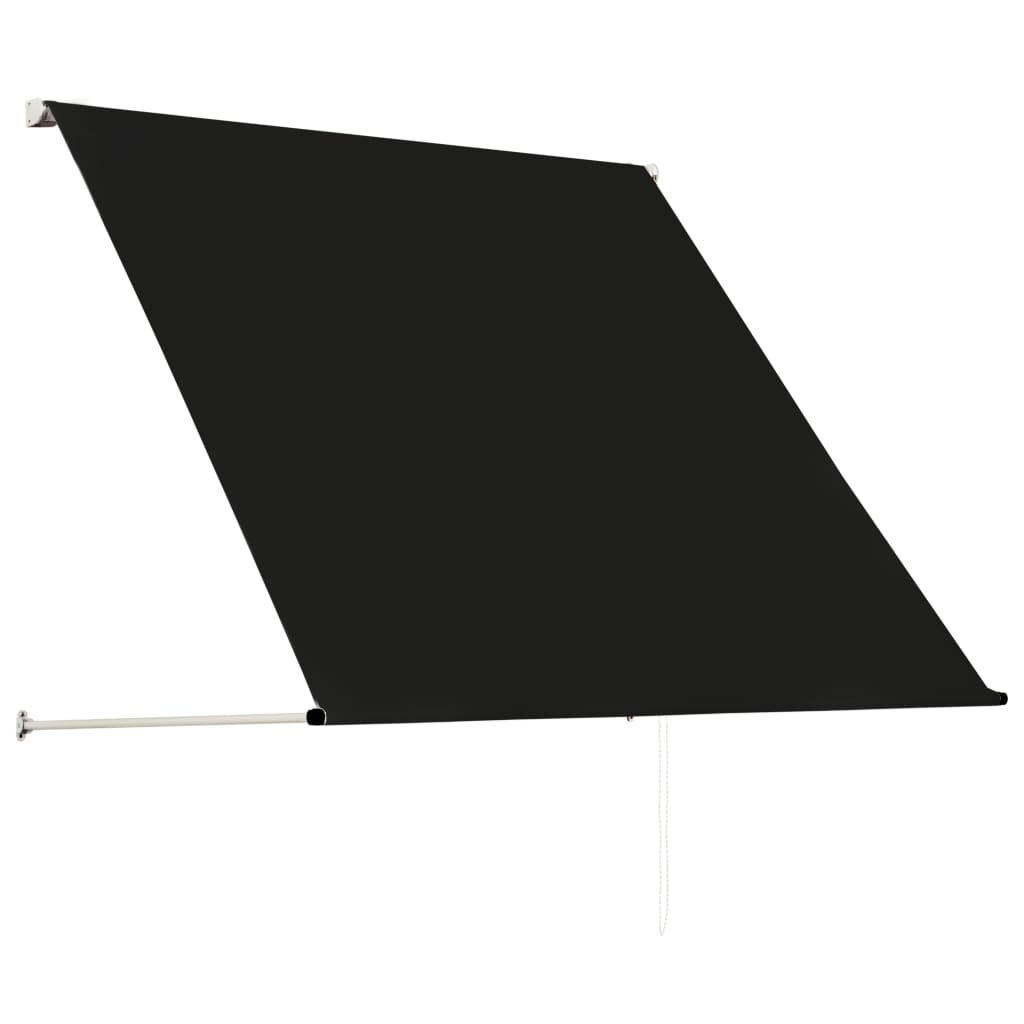 vidaXL Copertină retractabilă, antracit, 100 x 150 cm vidaXL Copertină retractabilă, antracit, 100 x 150 cm
