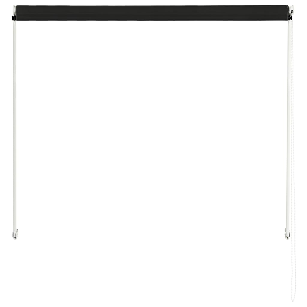 vidaXL Copertină retractabilă, antracit, 100 x 150 cm vidaXL Copertină retractabilă, antracit, 100 x 150 cm