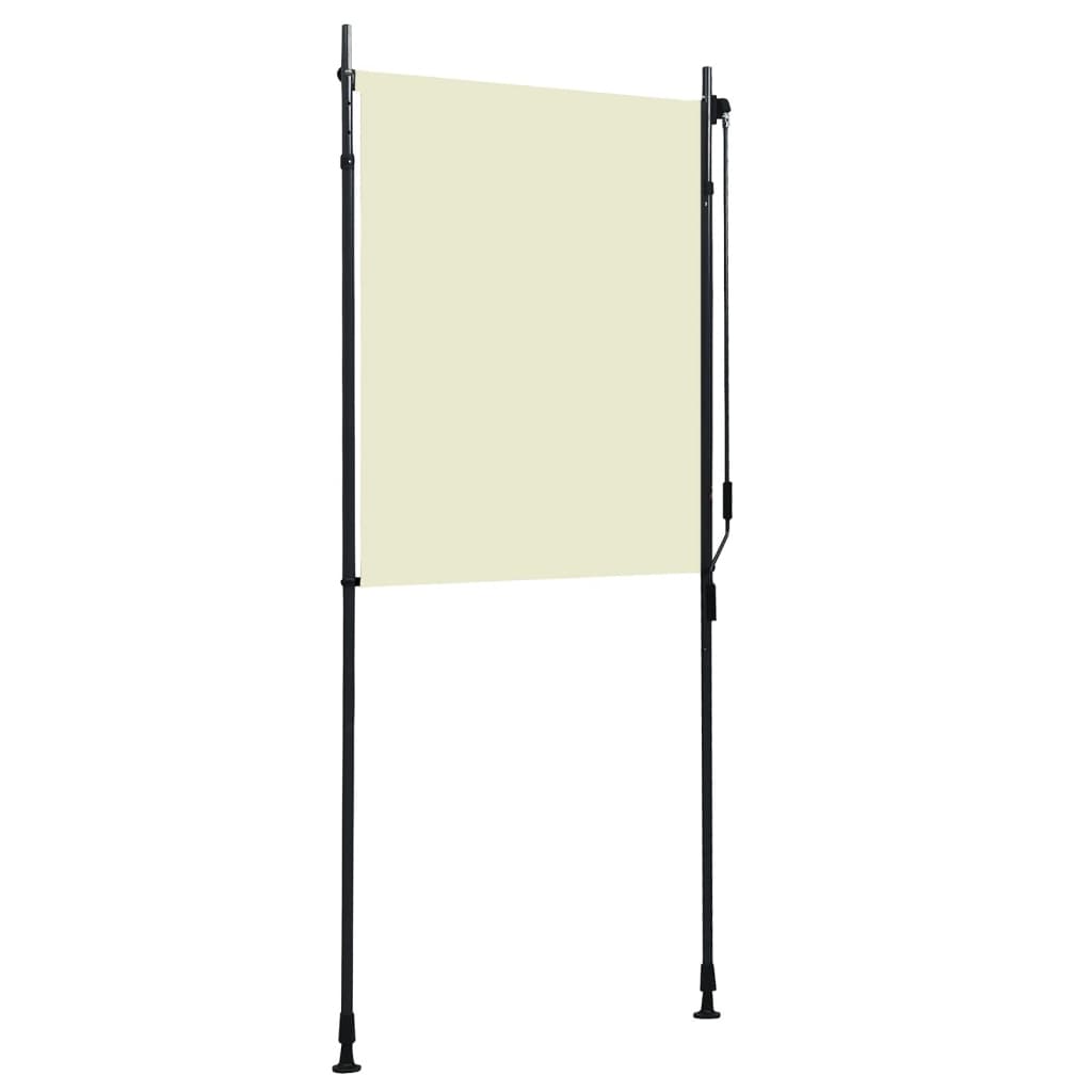 vidaXL Jaluzea tip rulou de exterior, crem, 100 x 270 cm