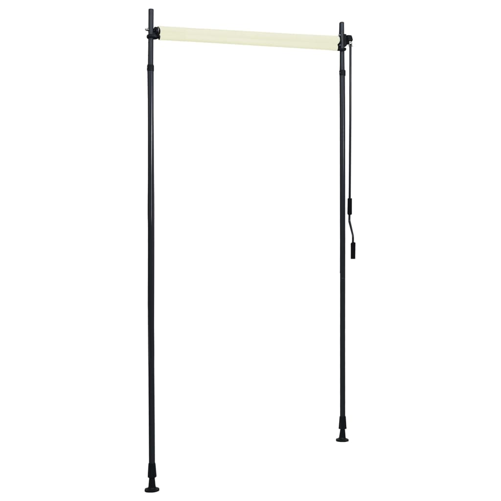 vidaXL Jaluzea tip rulou de exterior, crem, 100 x 270 cm