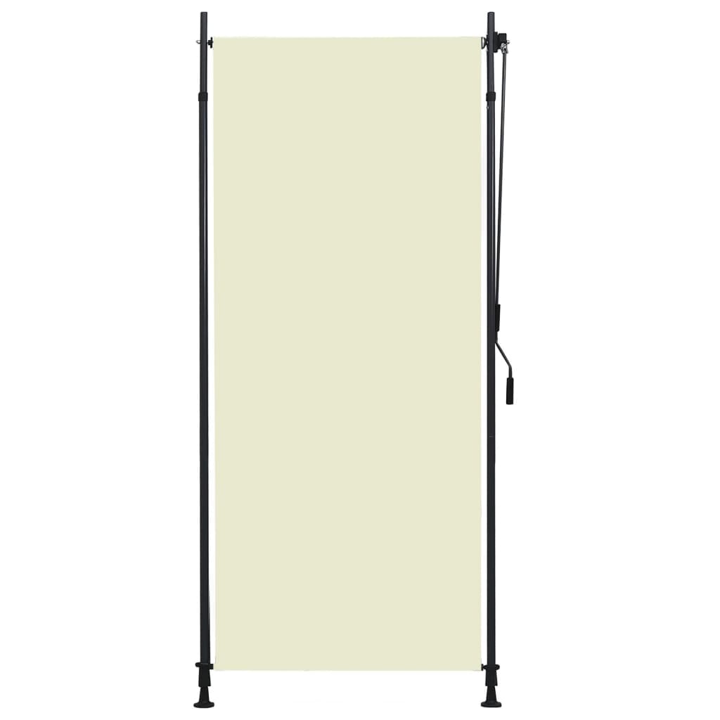 vidaXL Jaluzea tip rulou de exterior, crem, 100 x 270 cm