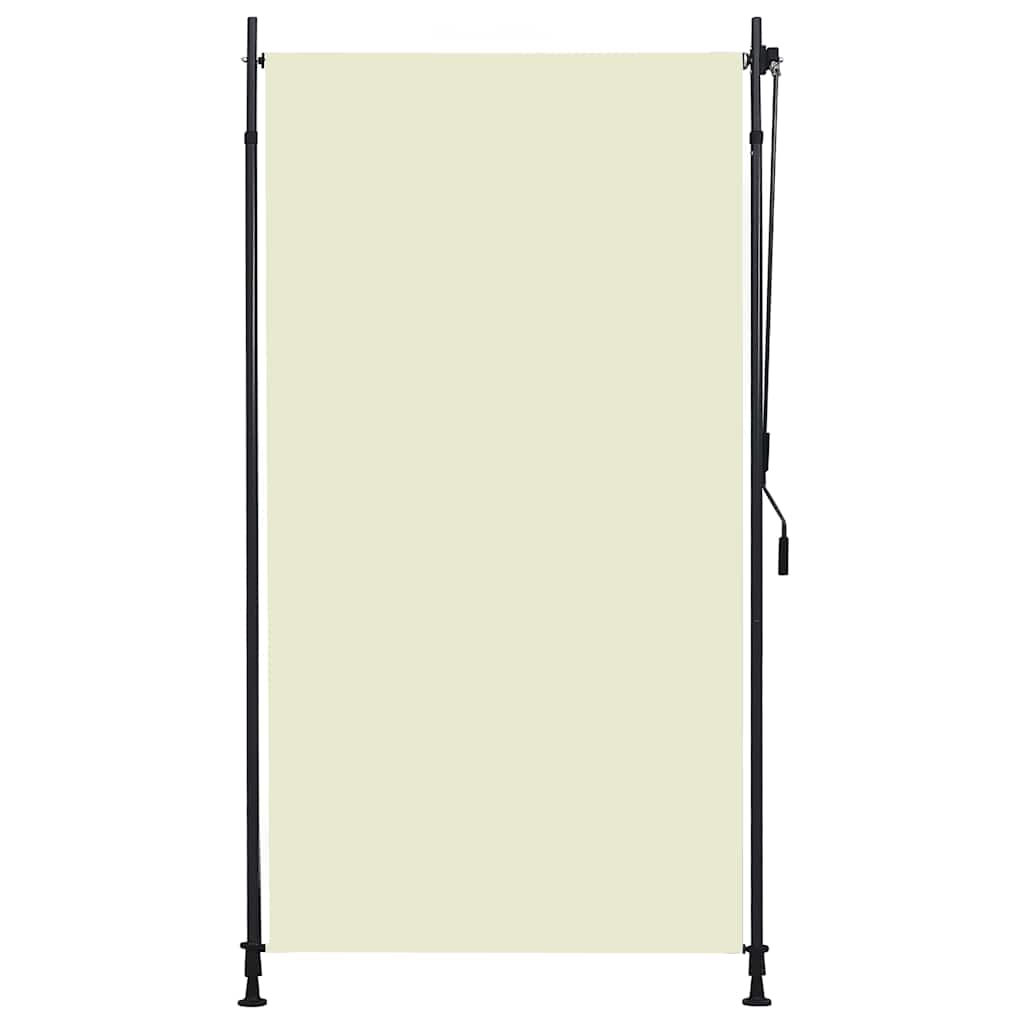 vidaXL Jaluzea tip rulou de exterior, crem, 120 x 270 cm