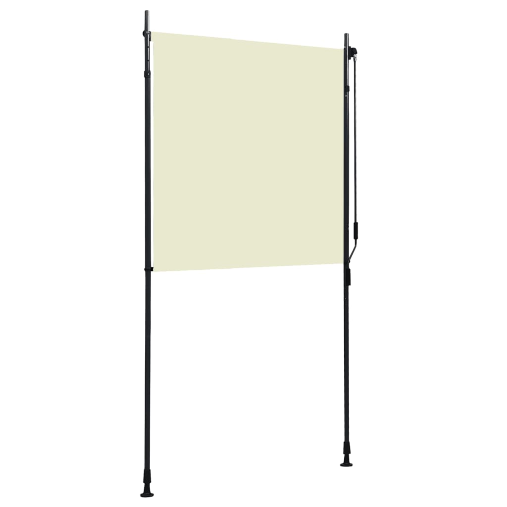 vidaXL Jaluzea tip rulou de exterior, crem, 120 x 270 cm