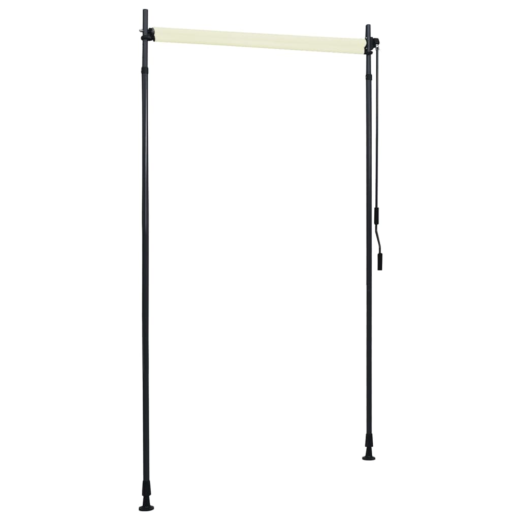 vidaXL Jaluzea tip rulou de exterior, crem, 120 x 270 cm
