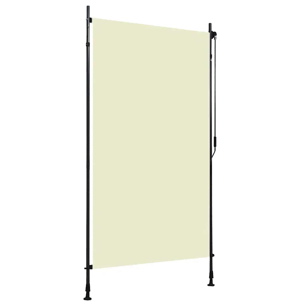 vidaXL Jaluzea tip rulou de exterior, crem, 120 x 270 cm