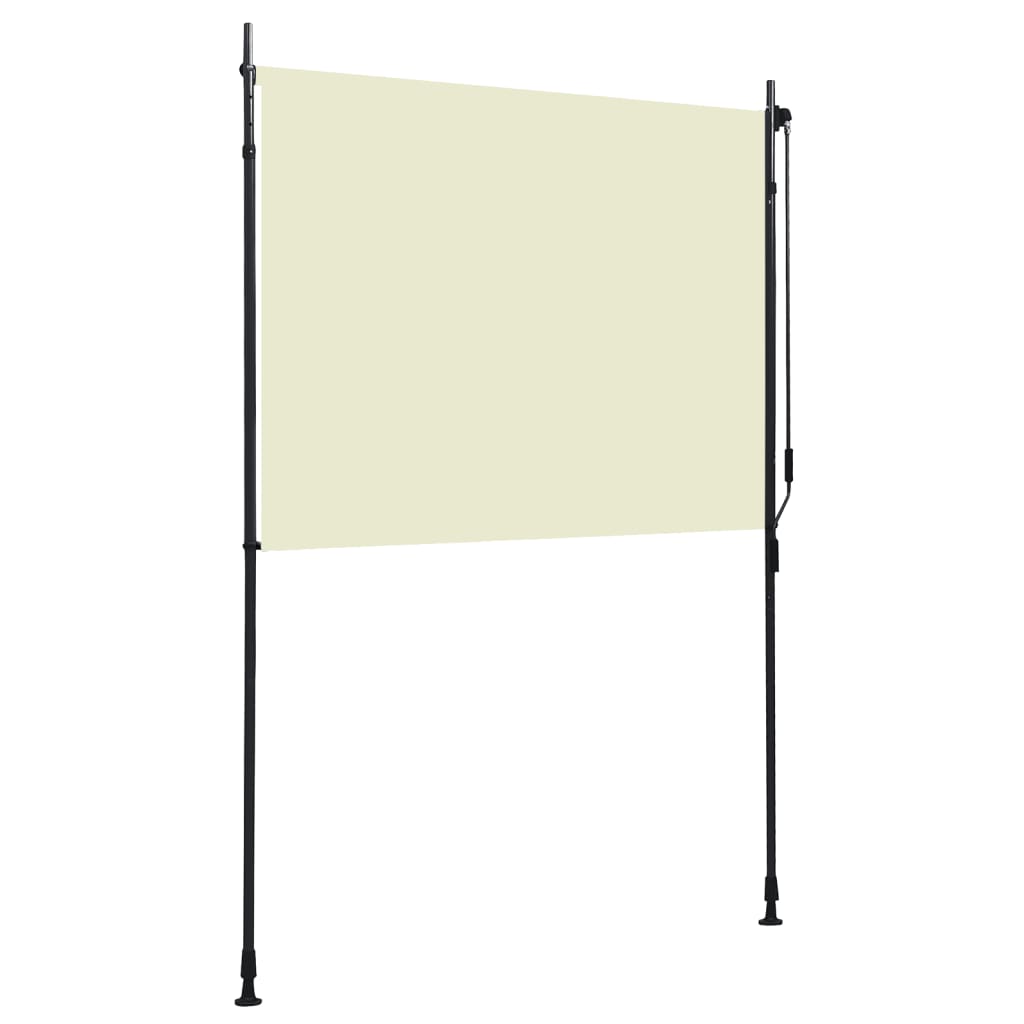 vidaXL Jaluzea tip rulou de exterior, crem, 150 x 270 cm