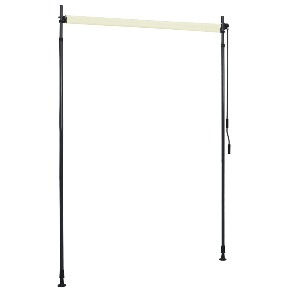 vidaXL Jaluzea tip rulou de exterior, crem, 150 x 270 cm