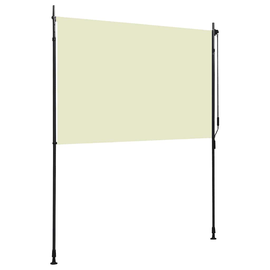 vidaXL Jaluzea tip rulou de exterior, crem, 200 x 270 cm