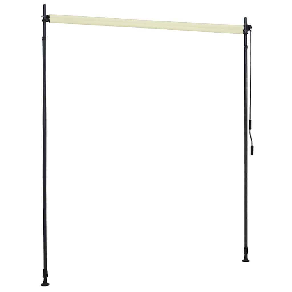 vidaXL Jaluzea tip rulou de exterior, crem, 200 x 270 cm