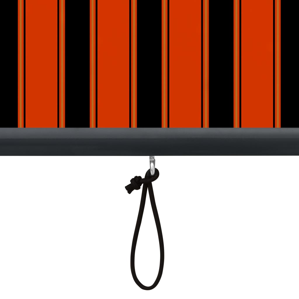 vidaXL Jaluzea tip rulou de exterior, portocaliu și maro, 60 x 250 cm