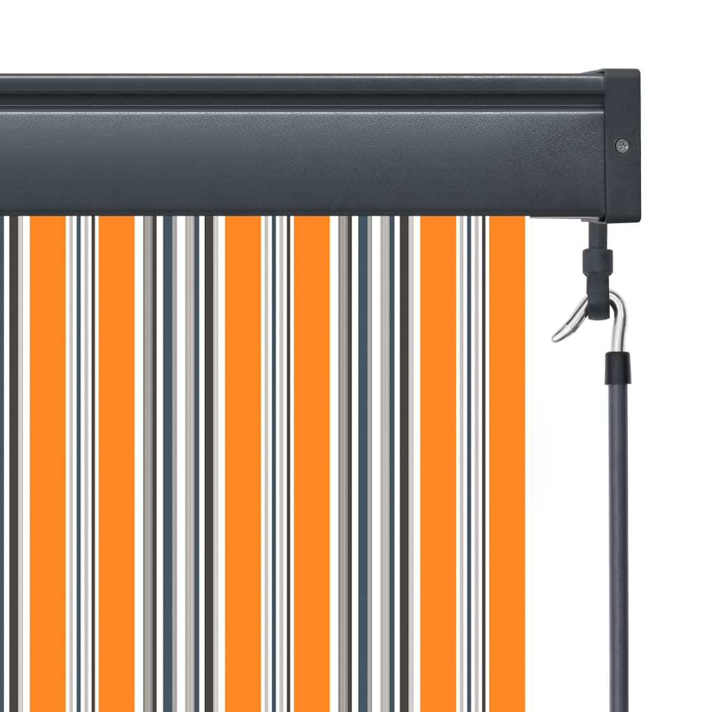 vidaXL Jaluzea tip rulou de exterior, galben și albastru, 120 x 250 cm vidaXL Jaluzea tip rulou de exterior, galben și albastru, 120 x 250 cm