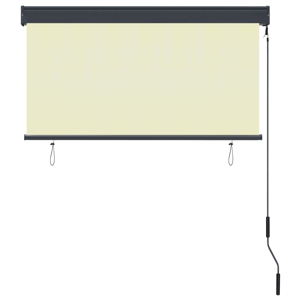 vidaXL Jaluzea tip rulou de exterior, crem, 120 x 250 cm vidaXL Jaluzea tip rulou de exterior, crem, 120 x 250 cm