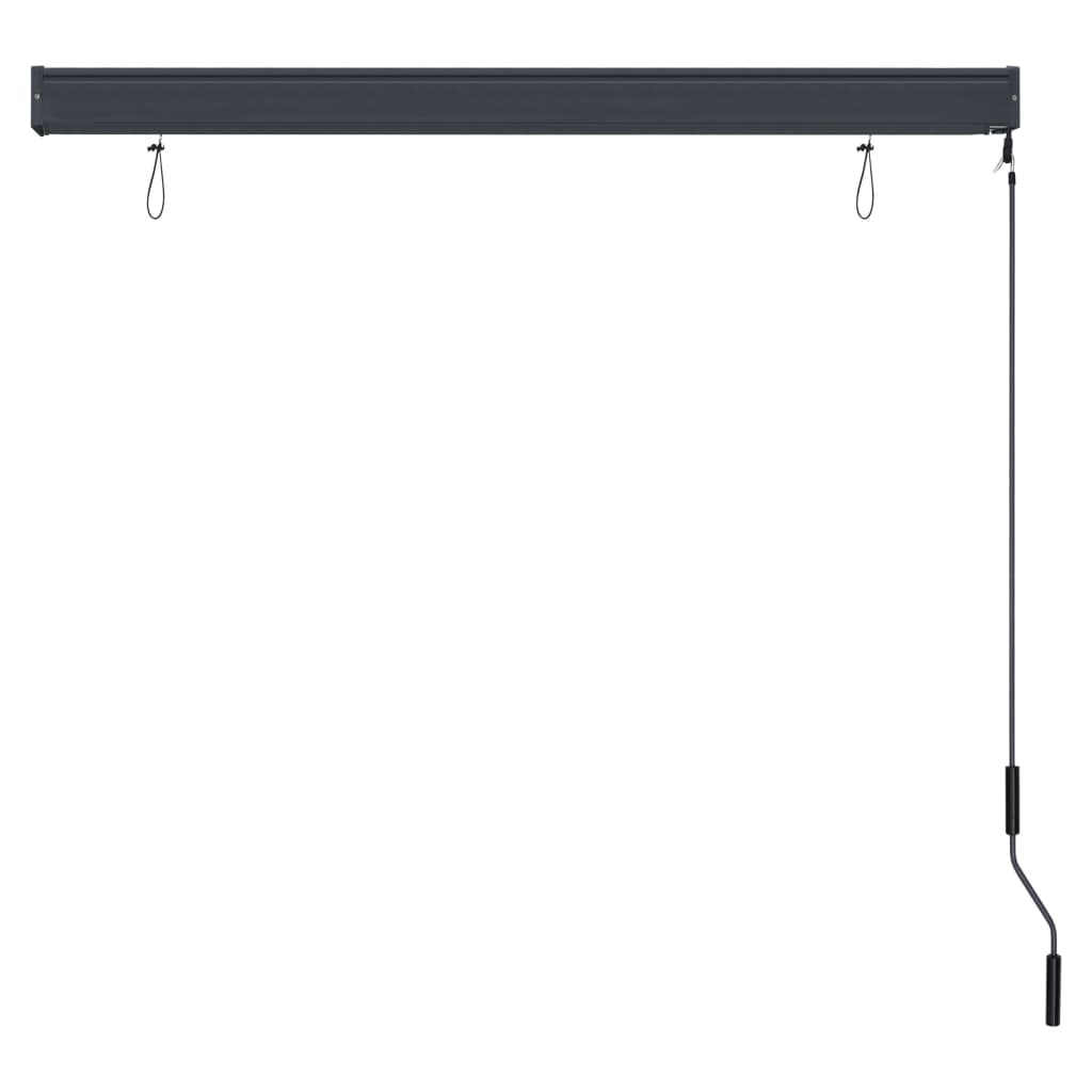 vidaXL Jaluzea tip rulou de exterior, albastru și alb, 140 x 250 cm vidaXL Jaluzea tip rulou de exterior, albastru și alb, 140 x 250 cm