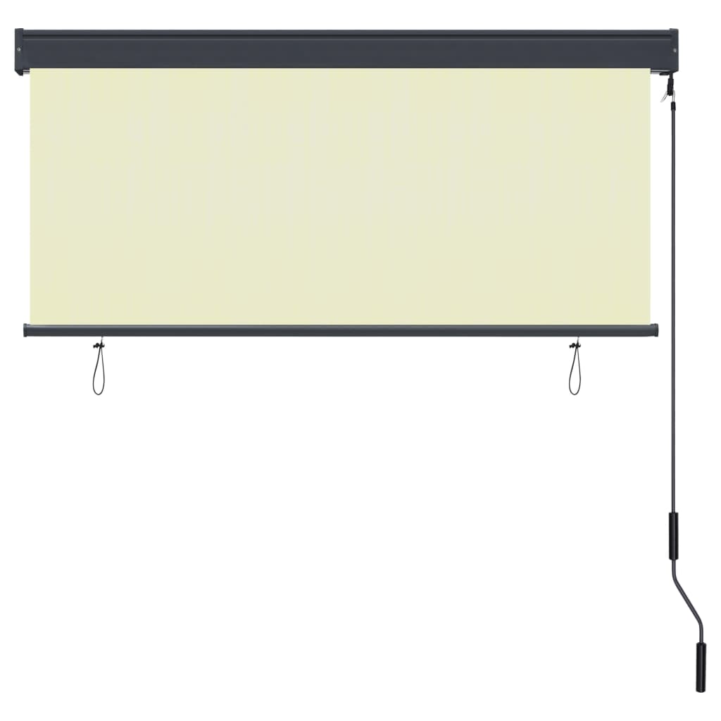 vidaXL Jaluzea tip rulou de exterior, crem, 140 x 250 cm vidaXL Jaluzea tip rulou de exterior, crem, 140 x 250 cm