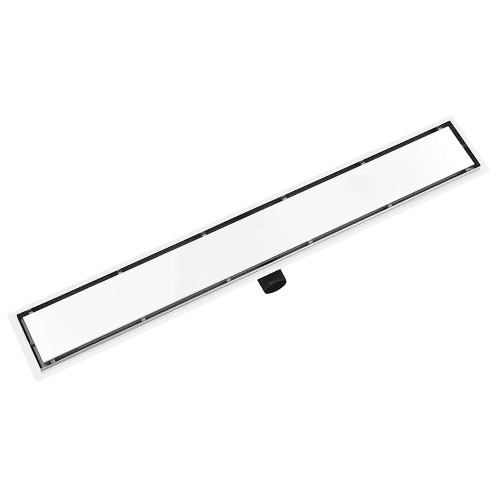 vidaXL Rigolă de duș cu capac 2-în-1, 93 x 14 cm, oțel inoxidabil vidaXL Rigolă de duș cu capac 2-în-1, 93 x 14 cm, oțel inoxidabil