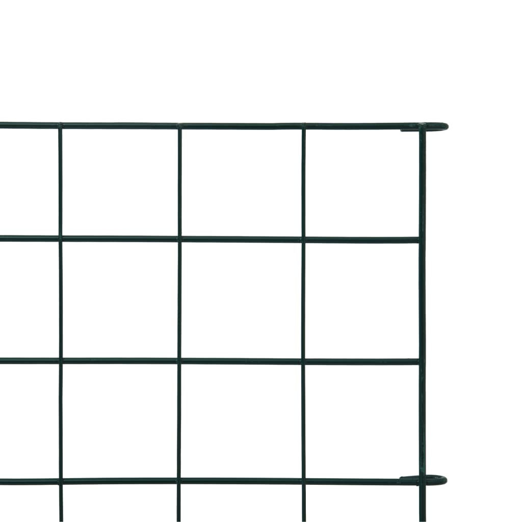 vidaXL Set gard de grădină, verde, 77,5 x 64 cm