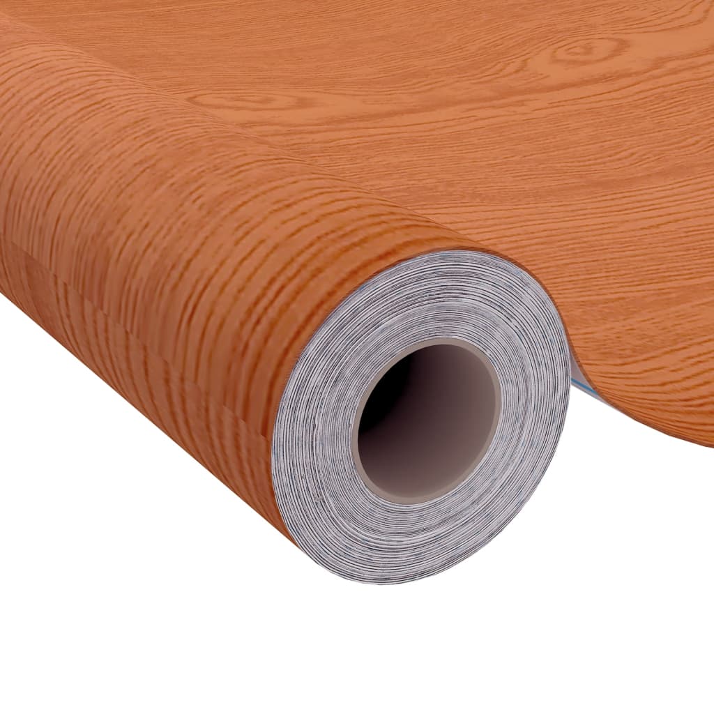 vidaXL Folie de mobilier autoadezivă, stejar deschis, 500 x 90 cm, PVC vidaXL Folie de mobilier autoadezivă, stejar deschis, 500 x 90 cm, PVC
