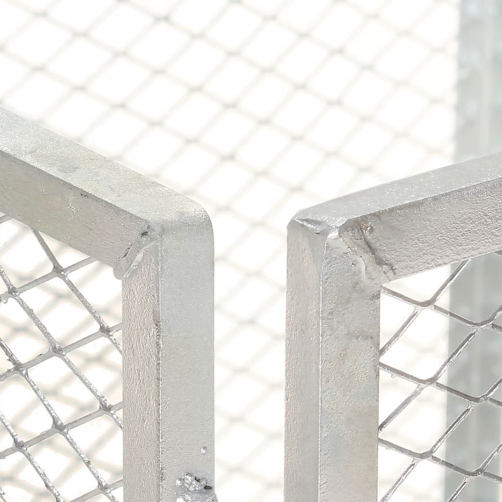 vidaXL Compostor de grădină, 85x85x70 cm, fier galvanizat vidaXL Compostor de grădină, 85x85x70 cm, fier galvanizat