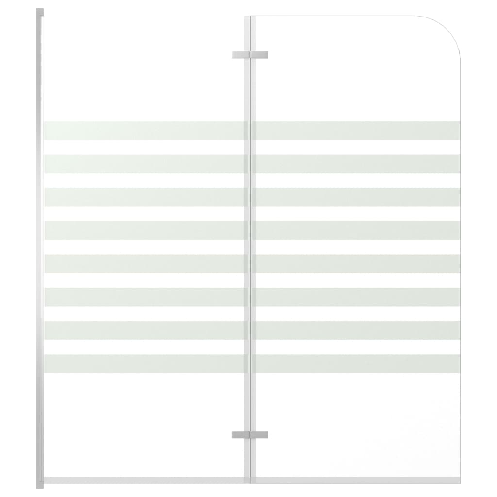 vidaXL Cabină de baie, 120 x 140 cm, sticlă securizată, dungi vidaXL Cabină de baie, 120 x 140 cm, sticlă securizată, dungi