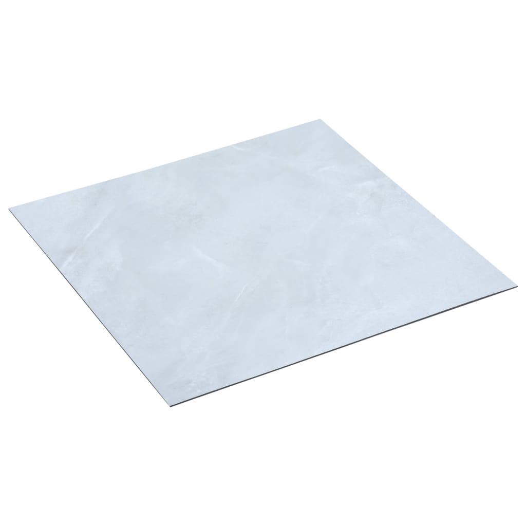 vidaXL Plăci de pardoseală autoadezive, alb marmură, 5,11 m² PVC vidaXL Plăci de pardoseală autoadezive, alb marmură, 5,11 m² PVC