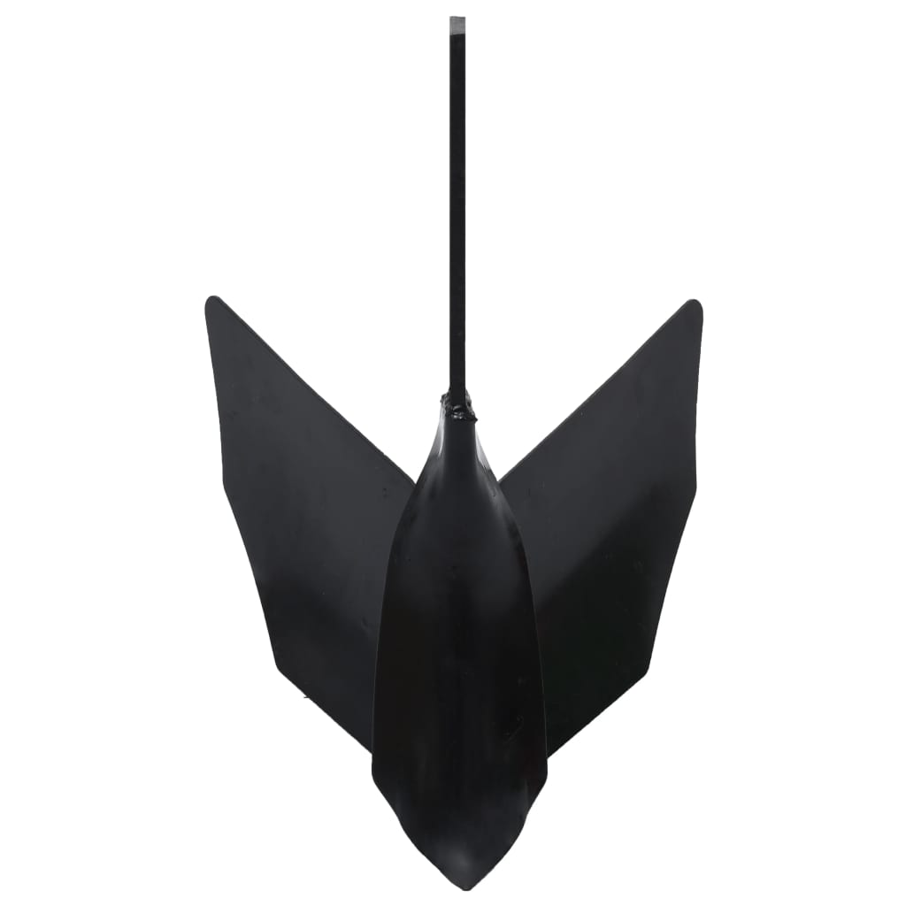 vidaXL Accesoriu plug motocultor, negru, metal vidaXL Accesoriu plug motocultor, negru, metal