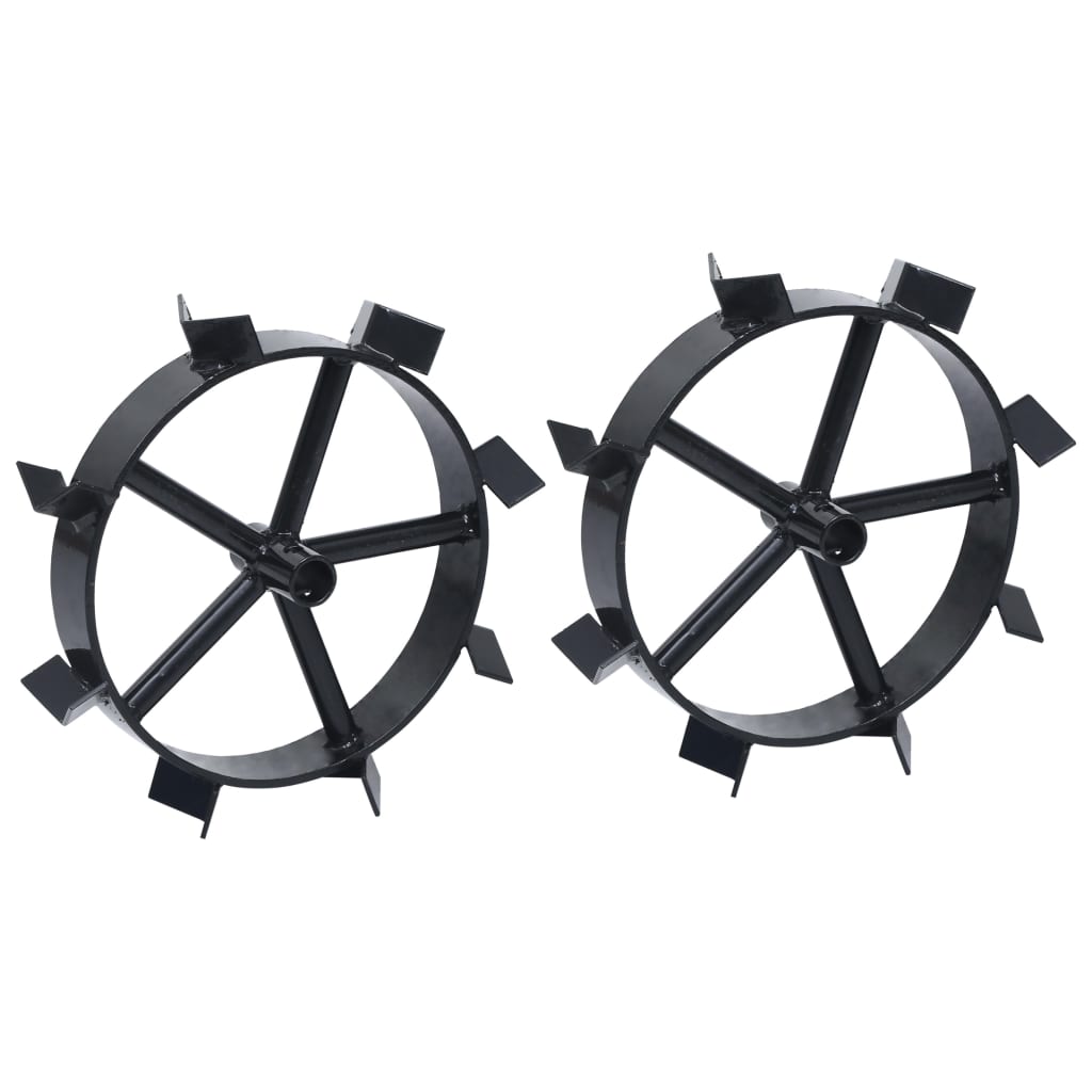 vidaXL Roți metalice pentru motocultor pe benzină de 6,5 CP, 2 buc. vidaXL Roți metalice pentru motocultor pe benzină de 6,5 CP, 2 buc.