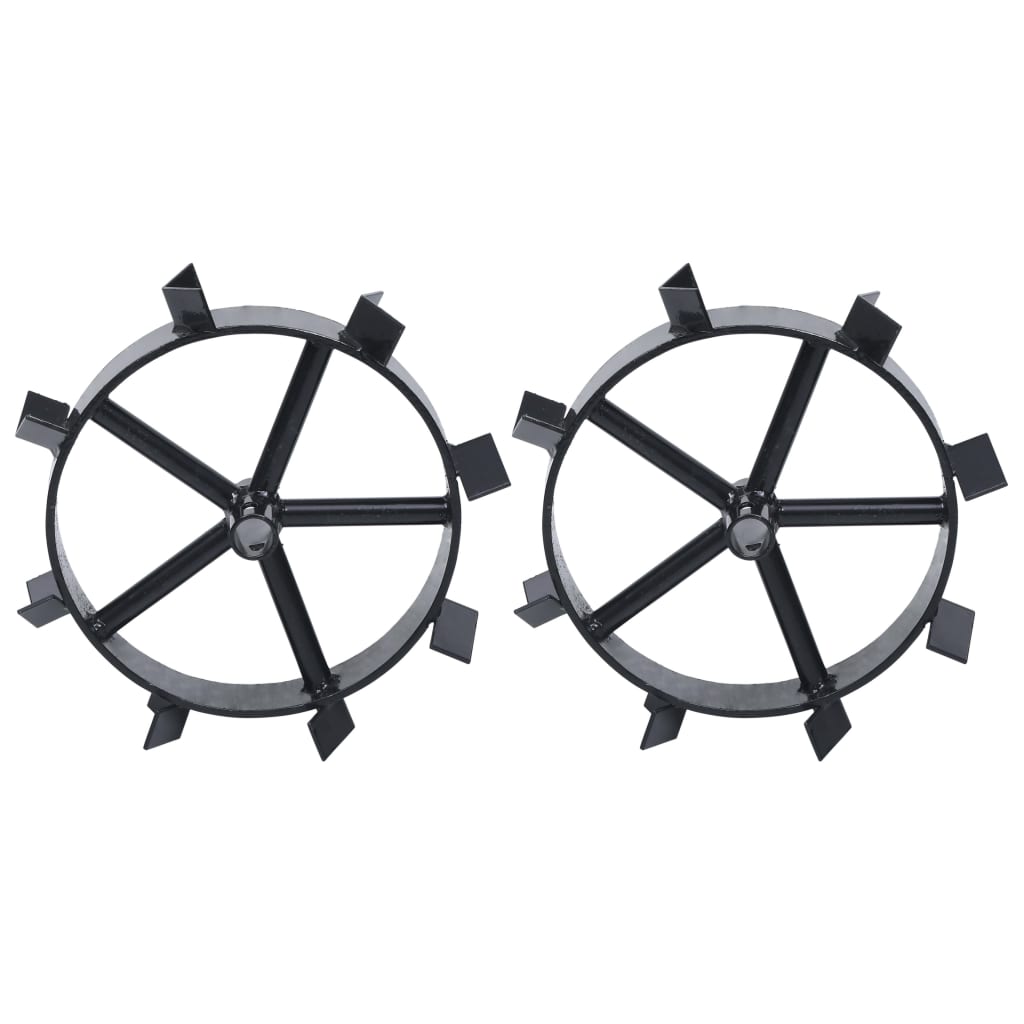 vidaXL Roți metalice pentru motocultor pe benzină de 6,5 CP, 2 buc. vidaXL Roți metalice pentru motocultor pe benzină de 6,5 CP, 2 buc.