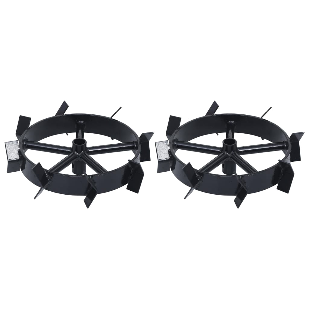 vidaXL Roți metalice pentru motocultor pe benzină de 6,5 CP, 2 buc. vidaXL Roți metalice pentru motocultor pe benzină de 6,5 CP, 2 buc.