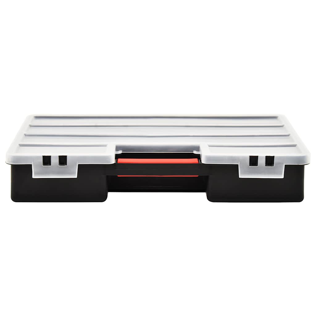 vidaXL Cutii sortare 2 buc. separatoare reglabile 460x325x80mm plastic