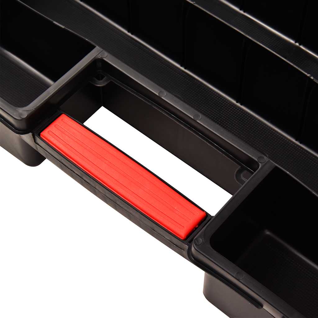 vidaXL Cutii sortare 2 buc. separatoare reglabile 460x325x80mm plastic