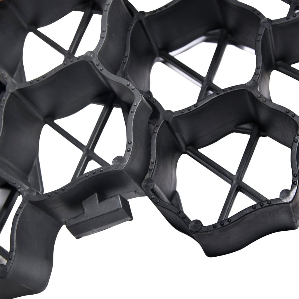 vidaXL Grilaje de gazon, 16 buc., negru, 60x40x3 cm, plastic vidaXL Grilaje de gazon, 16 buc., negru, 60x40x3 cm, plastic
