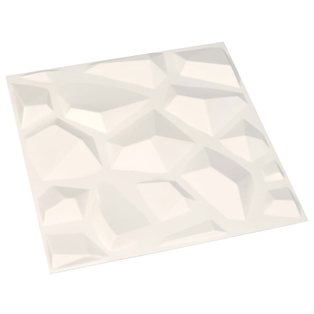 vidaXL Panouri de perete 3D, 12 buc., 0,5 x 0,5 m, 3 m²