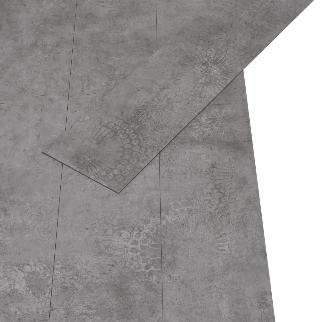 vidaXL Plăci de pardoseală autoadezive, gri beton, 5,02 m², PVC, 2 mm vidaXL Plăci de pardoseală autoadezive, gri beton, 5,02 m², PVC, 2 mm