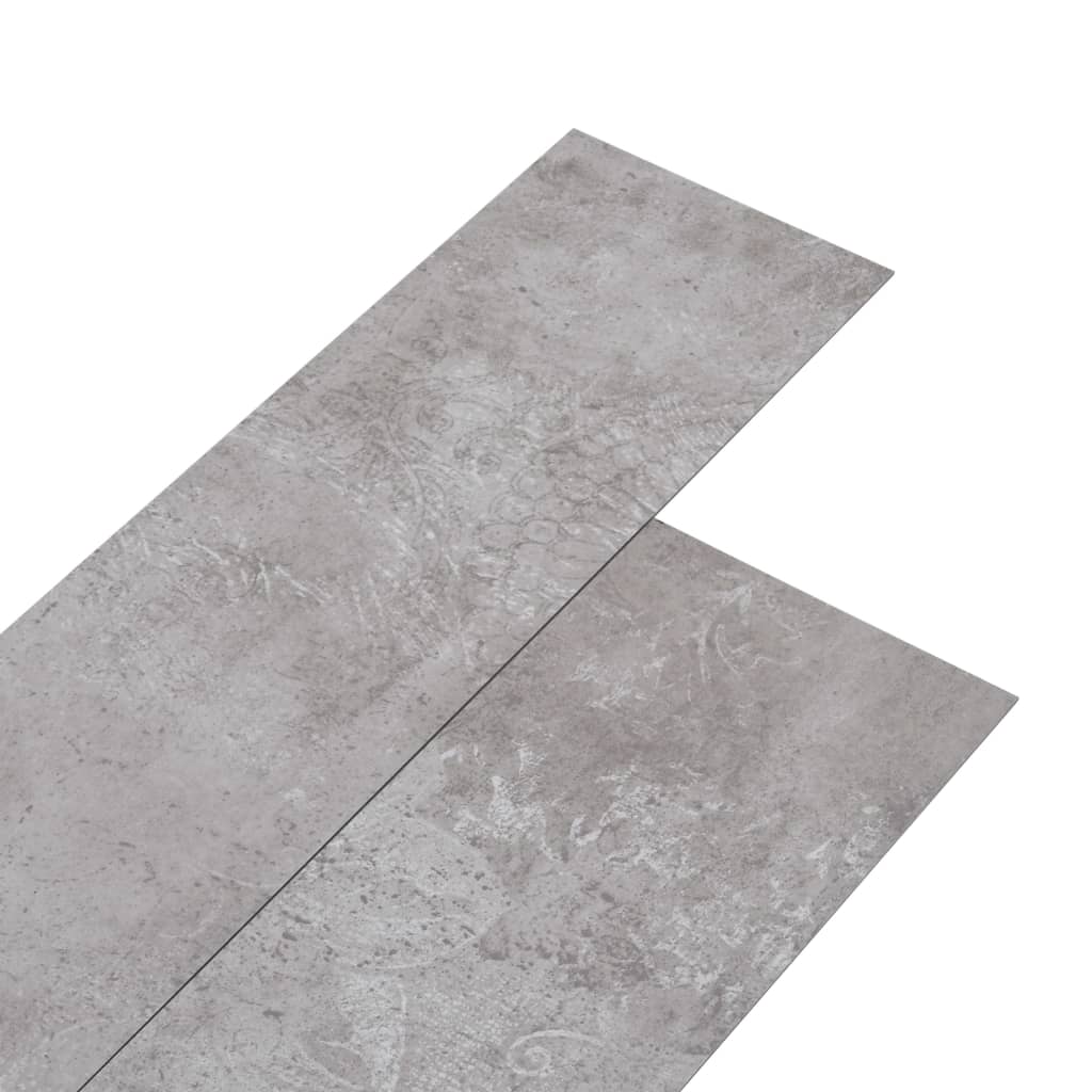 vidaXL Plăci pardoseală autoadezive, gri pământiu, 5,02 m², PVC, 2 mm vidaXL Plăci pardoseală autoadezive, gri pământiu, 5,02 m², PVC, 2 mm