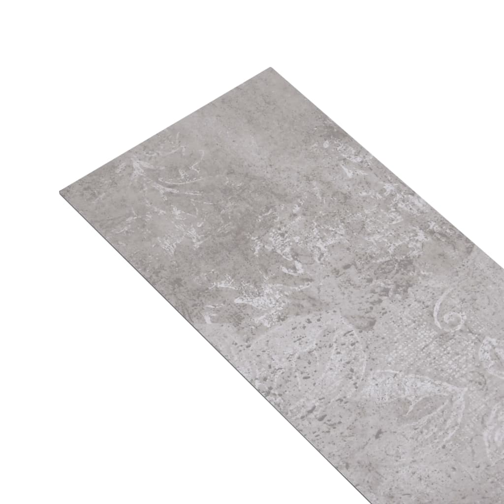 vidaXL Plăci pardoseală autoadezive, gri pământiu, 5,02 m², PVC, 2 mm vidaXL Plăci pardoseală autoadezive, gri pământiu, 5,02 m², PVC, 2 mm